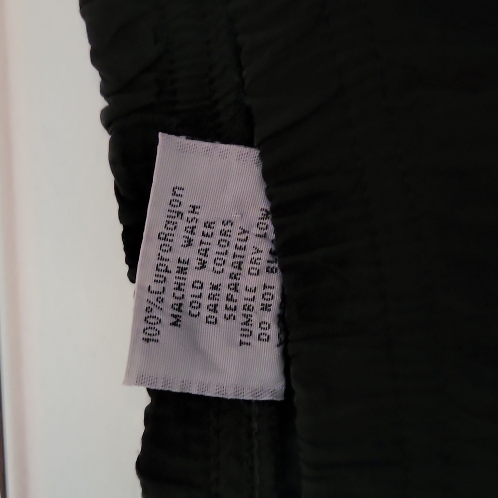 Cropped Double Layer Black Capris By Click - image 4